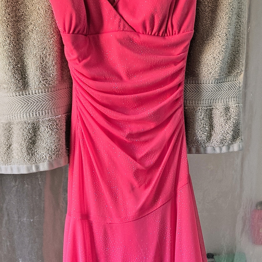 Elegant Pink Evening Dress. Worn Once.